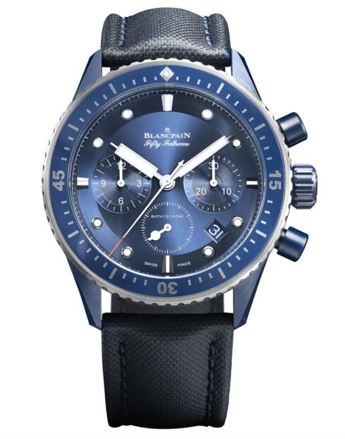 Buy Blancpain Fifty Fathoms Bathyscaphe Bucherer BLUE EDITIONS 5200-0340-O52A watch Replica